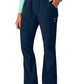 Women's Six-Pocket Bootcut Rory Scrub Pant - 788 - Navy