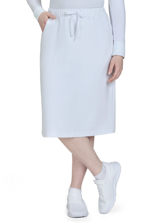 Women’s Two-Pocket Water Repellent  Skirt - 909 - White
