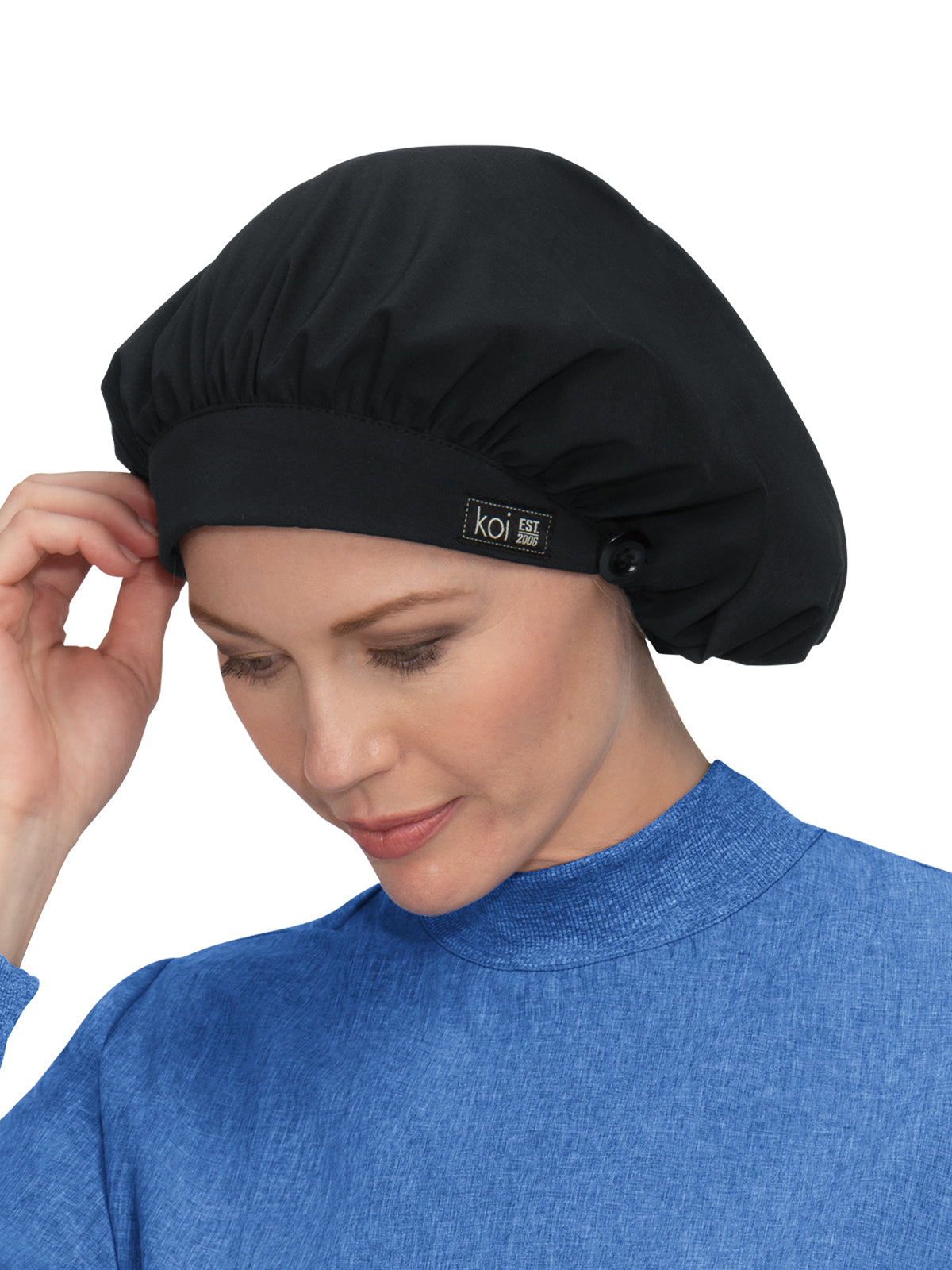 Bouffant Scrub Cap - A174 - Black