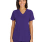Women's Three-Pocket V-Neck Cardi Top - C101 - Grape