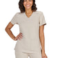 Women's Three-Pocket V-Neck Cardi Top - C101 - Khaki