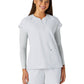 Women's Two-Pocket Split Neckline Reese Scrub Top - C102 - White
