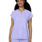 Women's Two-Pocket Split Neckline Reese Scrub Top - C102 - Digital Lavender