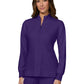 Women's Two-Pocket Zipper-Front Geneses Jacket - C400 - Grape