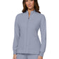 Women's Two-Pocket Zipper-Front Geneses Jacket - C400 - Platinum Grey