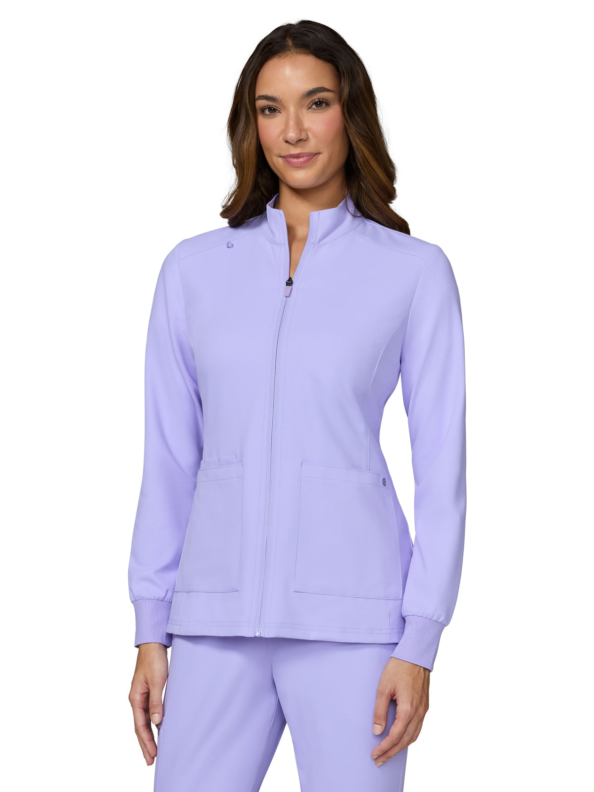 Women's Two-Pocket Zipper-Front Geneses Jacket - C400 - Digital Lavender