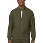 Men's Three-Pocket Zipper-Front Alpha Jacket - C401 - Olive Green