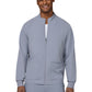 Men's Three-Pocket Zipper-Front Alpha Jacket - C401 - Platinum Grey