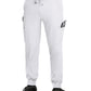 Men's Six-Pocket Drawstring Elastic Waist Connective Jogger Pant - C600 - White