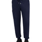 Men's Six-Pocket Drawstring Elastic Waist Connective Jogger Pant - C600 - Navy