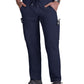 Men's Six-Pocket Drawstring Elastic Waist Neuro Pant - C601 - Navy