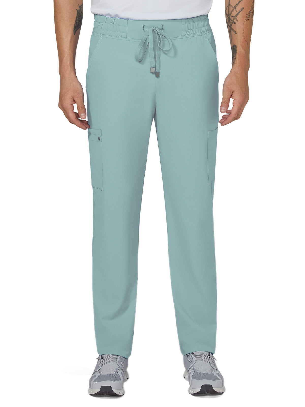 Men's Six-Pocket Drawstring Elastic Waist Neuro Pant - C601 - Sage