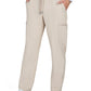 Men's Six-Pocket Drawstring Elastic Waist Neuro Pant - C601 - Khaki
