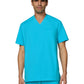 Men's Three-Pocket Stasis Scrub Top - C652 - Electric Blue