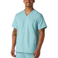 Men's Three-Pocket Stasis Scrub Top - C652 - Blue Steel