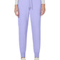Women's Six-Pocket Ribbed Cuff Jogger Style Pulse Pant - C700 - Digital Lavender