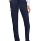 Women's Seven-Pocket Drawstring Elastic Waist Atria Pant - C701 - Navy