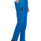 Women's Seven-Pocket Drawstring Elastic Waist Atria Pant - C701 - Royal Blue