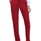 Women's Seven-Pocket Drawstring Elastic Waist Atria Pant - C701 - Ruby
