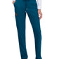 Women's Seven-Pocket Drawstring Elastic Waist Atria Pant - C701 - Caribbean Blue