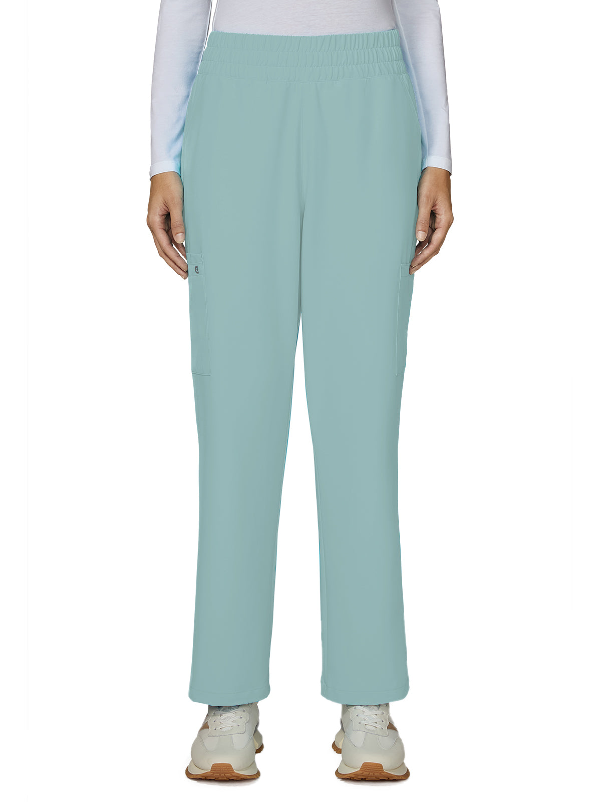 Women's Eight-Pocket Wide-Leg Saylor Scrub Pant - C702 - Sage