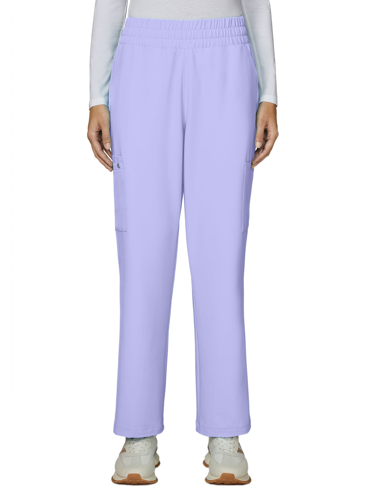 Women's Eight-Pocket Wide-Leg Saylor Scrub Pant - C702 - Digital Lavender