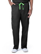 Unisex Six-Pocket Straight Leg Cargo Pant - 2104 - Black