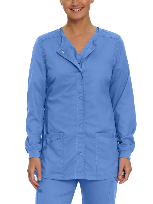 Women's Three-Pocket Snap Front Jacket - 3038 - Ceil