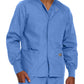 Unisex Three-Pocket Snap-Front Warm-Up Jacket - 75231 - Ceil Blue