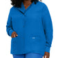 Women's Four-Pocket Crew Neck Warm-Up Jacket - 7525 - Royal Blue