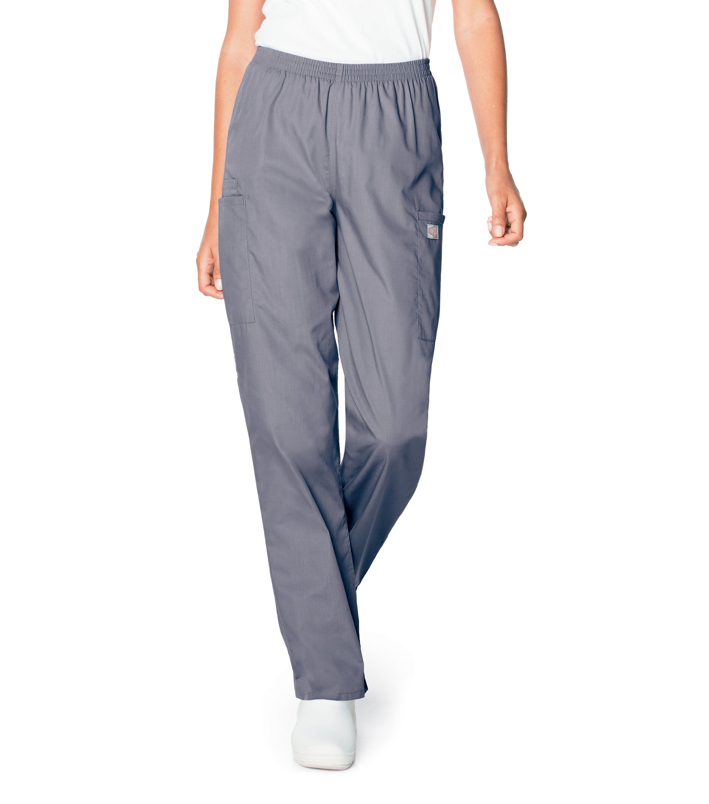 Women's Three-Pocket High-Rise Triple-Elastic Waist Pant - 83221 - Steel Grey