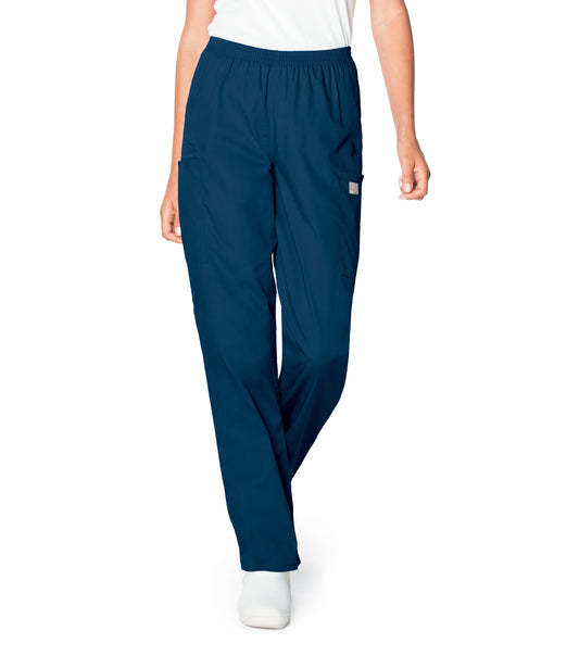 Women's Three-Pocket High-Rise Triple-Elastic Waist Pant - 83221 - Navy