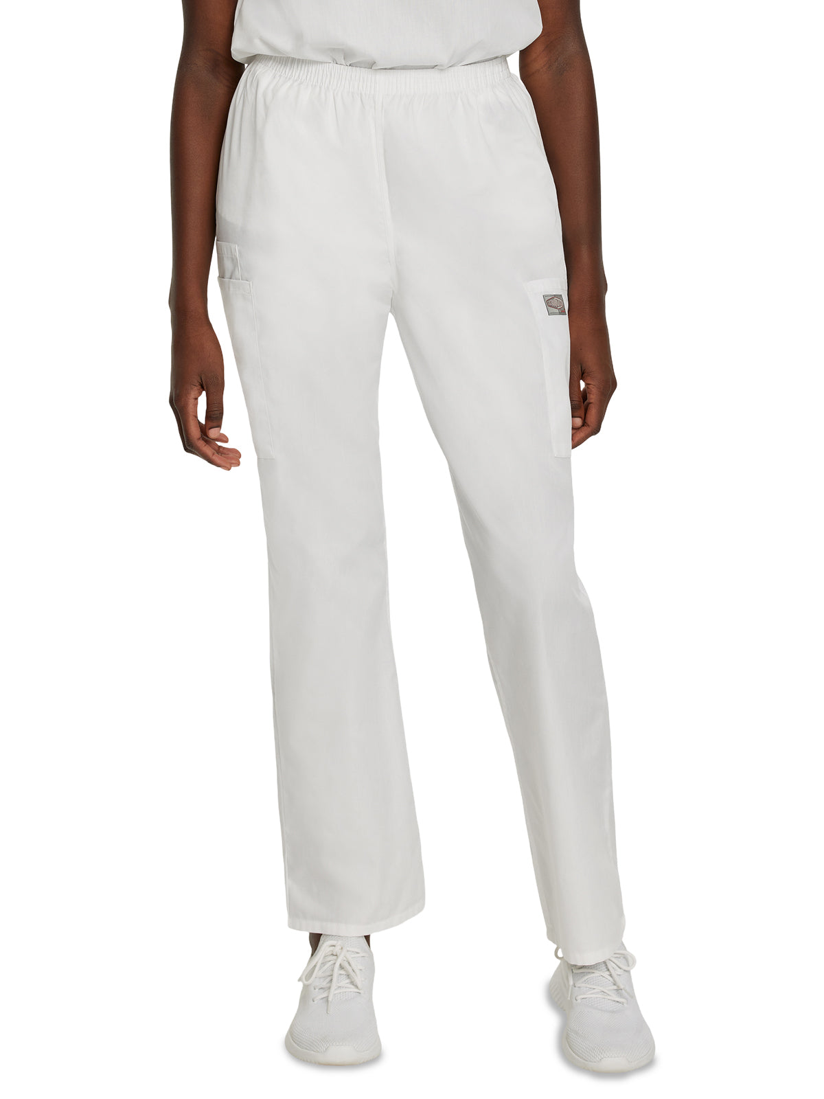 Women's Three-Pocket High-Rise Triple-Elastic Waist Pant - 83221 - White