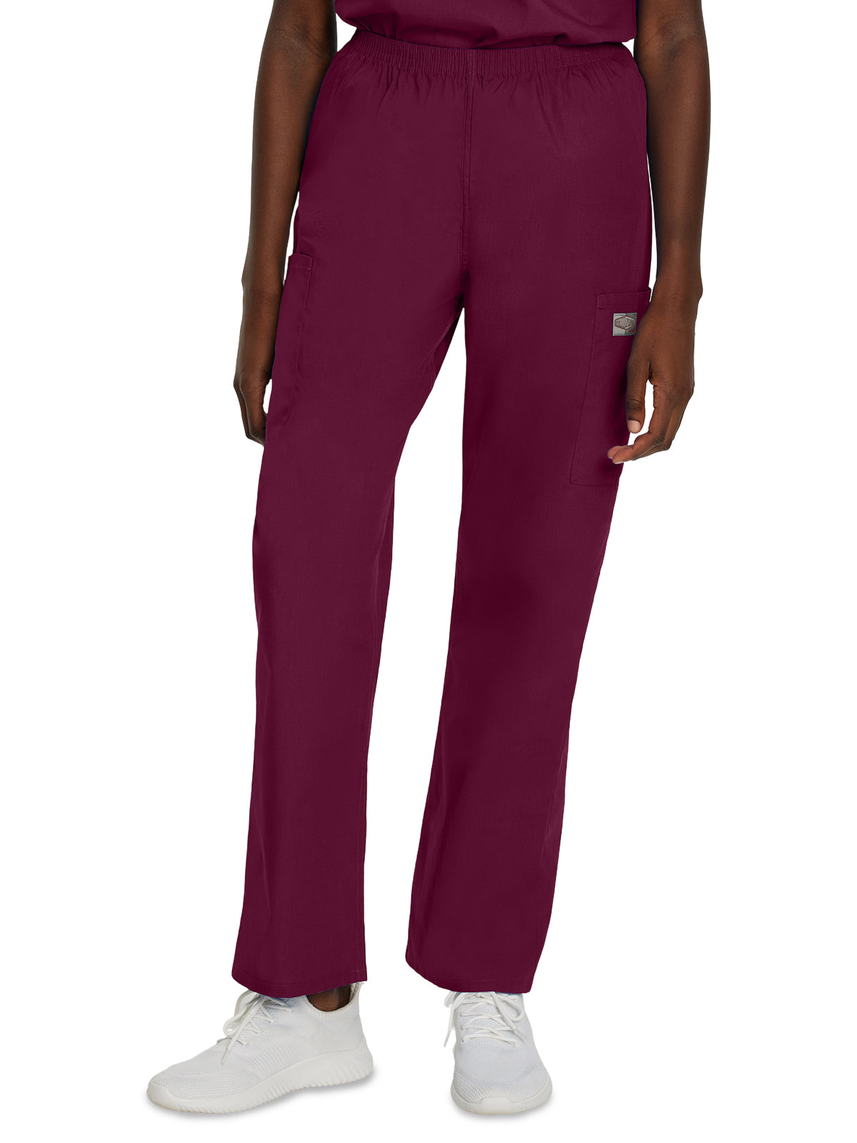 Women's Three-Pocket High-Rise Triple-Elastic Waist Pant - 83221 - Wine