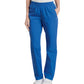 Women's Two-Pocket High-Rise Elastic Waist Straight Leg Pant - 8327 - Royal Blue