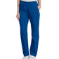 Women's Two-Pocket High-Rise Elastic Waist Straight Leg Pant - 8327 - Galaxy Blue