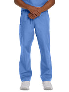 Unisex Two-Pocket High Rise Waist Straight Leg Pant - 85221 - Ceil Blue