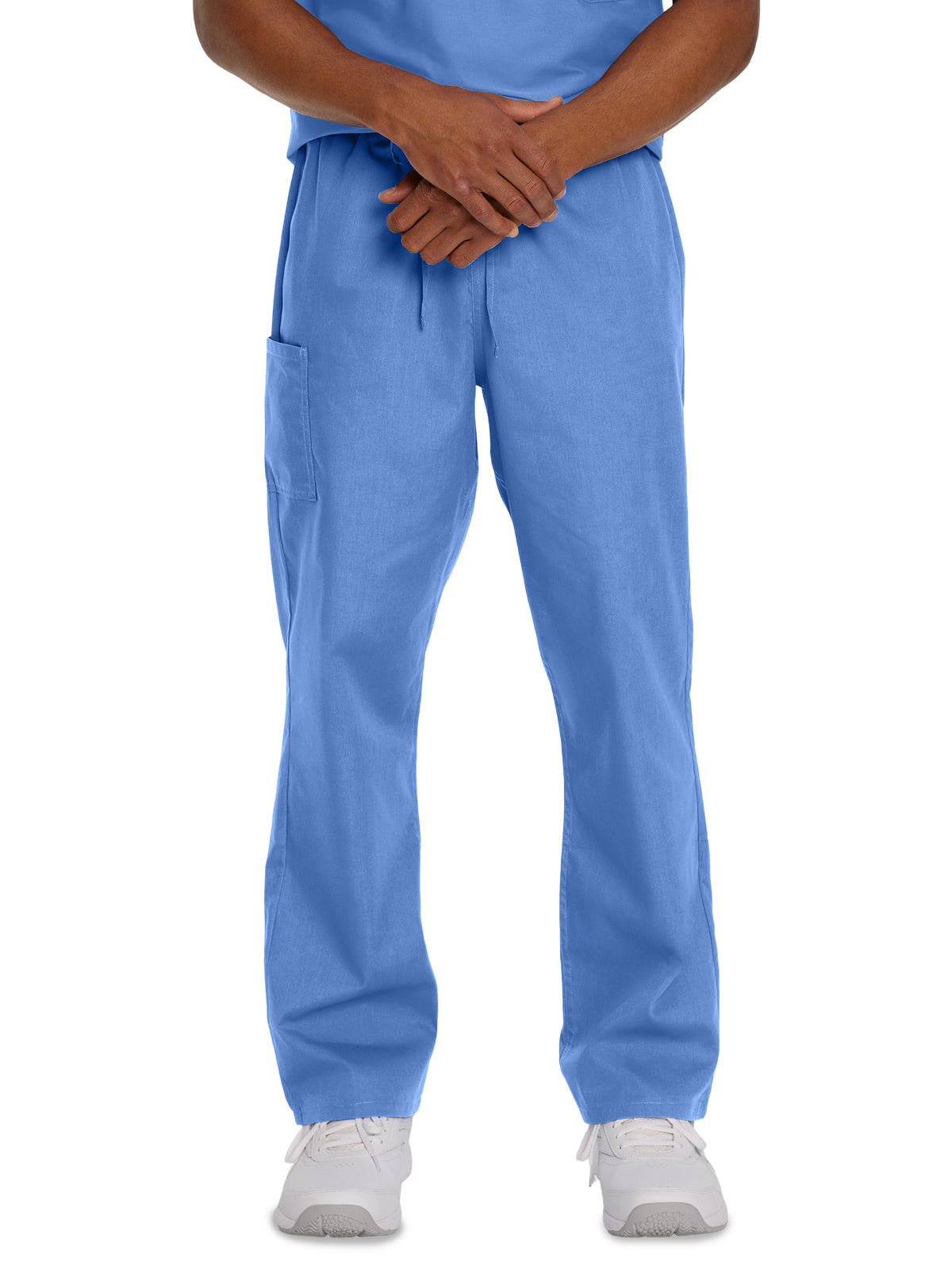 Unisex Two-Pocket High Rise Waist Straight Leg Pant - 85221 - Ceil Blue