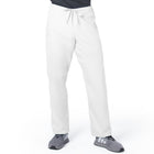 Unisex Two-Pocket High Rise Waist Straight Leg Pant - 85221 - White