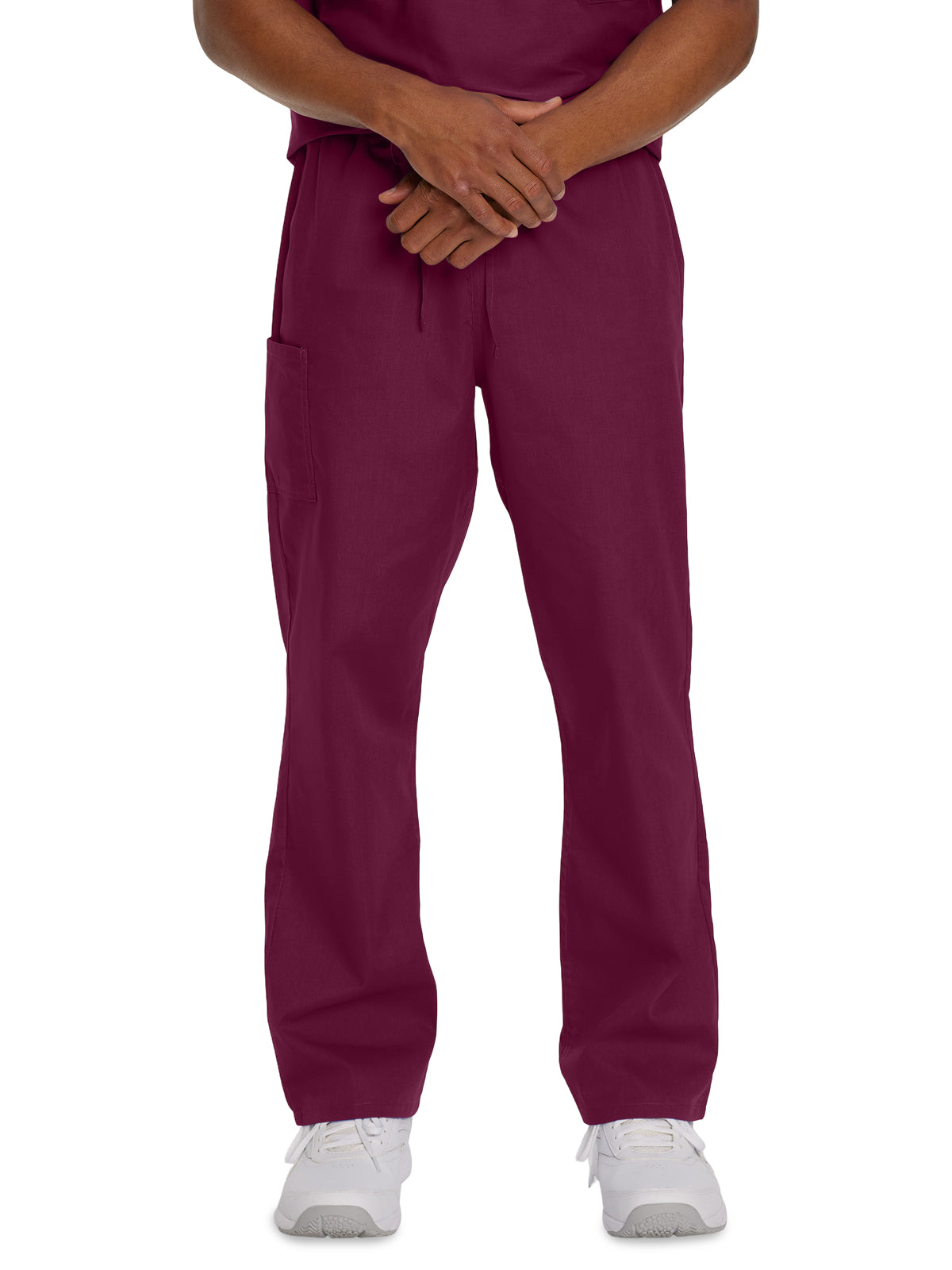 Unisex Two-Pocket High Rise Waist Straight Leg Pant - 85221 - Wine