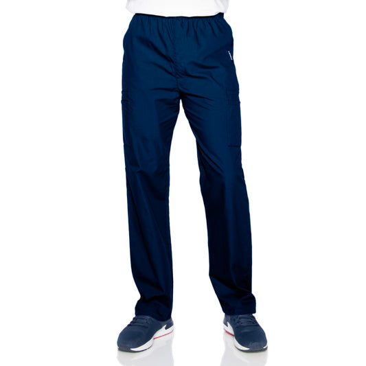 Men's Seven-Pocket High-Rise Elastic Waist Cargo Pant - 8555 - Navy