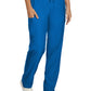 Women's Seven-Pocket Mid-Rise Rib-Knit Elastic Waist Cargo Pant - LB400 - Royal