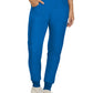 Women's Seven-Pocket Mid-Rise Rib-Knit Elastic Waist Jogger Pant - LB401 - Royal