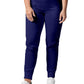 Women's Six-Pocket Mid-Rise Elastic-Back Waist Jogger Pant - LB406 - Galaxy