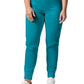 Women's Six-Pocket Mid-Rise Elastic-Back Waist Jogger Pant - LB406 - Teal