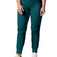 Women's Six-Pocket Mid-Rise Elastic-Back Waist Jogger Pant - LB406 - Caribbean