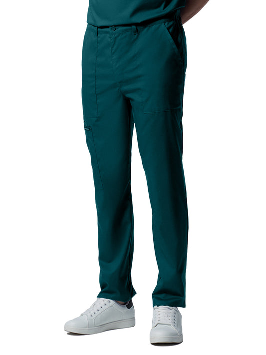 Men's Six-Pocket Zipper Fly Straight Leg Pant - LB408 - Caribbean