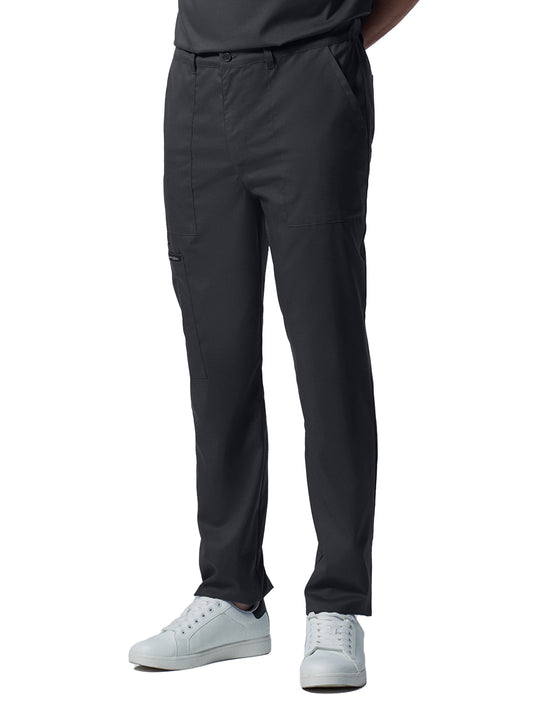 Men's Six-Pocket Zipper Fly Straight Leg Pant - LB408 - Graphite