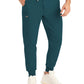 Men's Seven-Pocket Mid-Rise Triple-Elastic Waist Jogger Pant - LB409 - Caribbean
