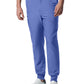 Men's Seven-Pocket Mid-Rise Triple-Elastic Waist Jogger Pant - LB409 - Ceil Blue
